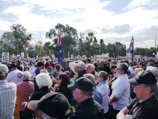 Canberra Protest Rally Aug 16 2011